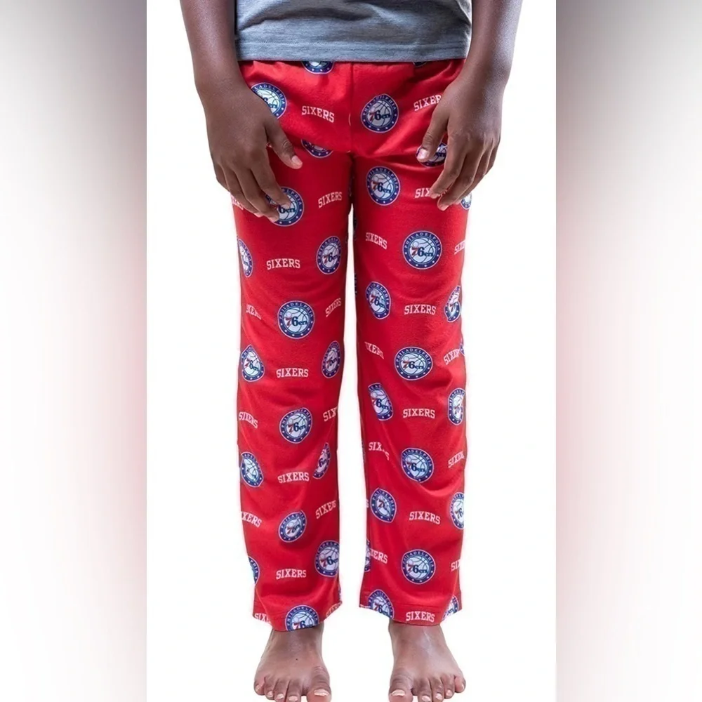 Ultra Game NBA Boy's 2 Piece PJs Lounge Pants & Tee Set Boys Size M (8)